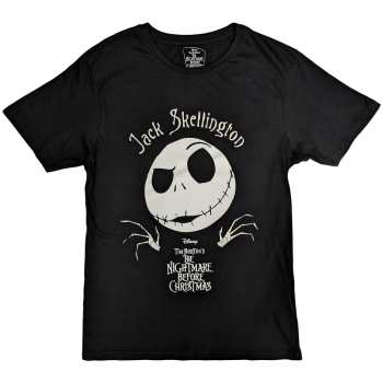 Merch Disney: Disney Unisex T-shirt: The Nightmare Before Christmas Jack Head (embellished) (large) L
