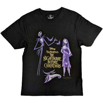 Merch Disney: Disney Unisex T-shirt: The Nightmare Before Christmas Purple Characters (embellished) (small) S