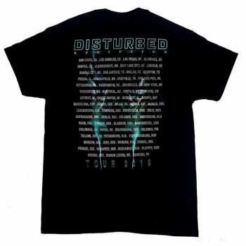 Merch Disturbed: Disturbed Unisex T-shirt: Apocalypse Date Back (ex-tour, Back Print) (xx-large) XXL