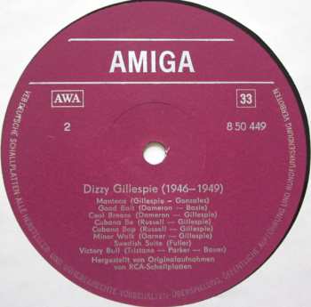 LP Dizzy Gillespie And His Orchestra: Dizzy Gillespie (1946-1949) 157821