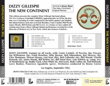 CD Dizzy Gillespie Big Band: The New Continent 94919