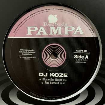 Album DJ Koze: Blume Der Nacht / Rue Burnout