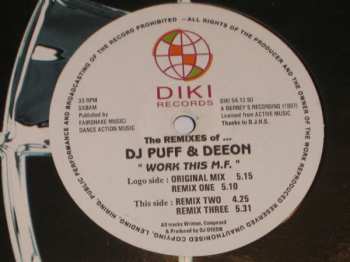 Album DJ Puff: Work This M.F.