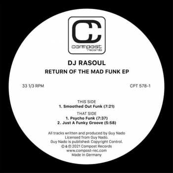 Album DJ Rasoul: Return Of The Mad Funk Ep
