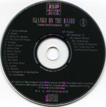 5CD/Box Set Django Reinhardt: Django On The Radio (Transcribed Broadcasts From The Greatest Jazz Guitarist Of His Era) 533185