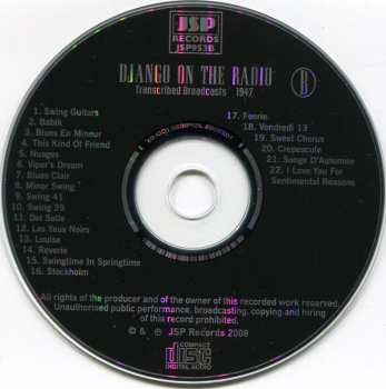 5CD/Coffret Django Reinhardt: Django On The Radio (Transcribed Broadcasts From The Greatest Jazz Guitarist Of His Era)