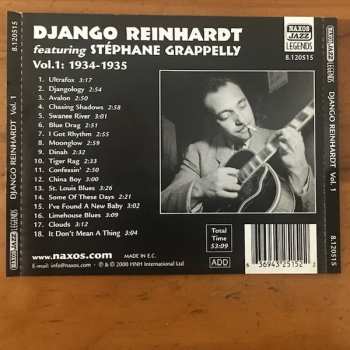 CD Django Reinhardt: Djangology - Vol. 1: 1934-1935 429067