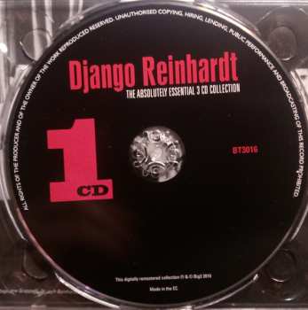 3CD Django Reinhardt: The Absolutely Essential 3 CD Collection 92800