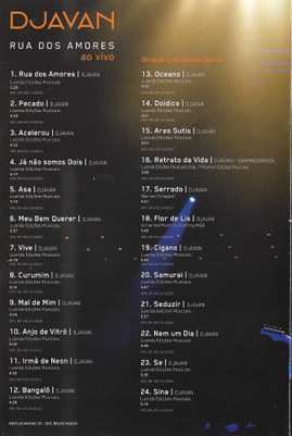 DVD Djavan: Rua Dos Amores - Ao Vivo DIGI
