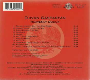 CD Djivan Gasparyan: Armenia: Heavenly Duduk 300335