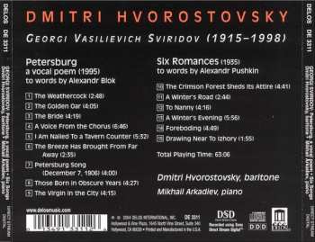 CD Dmitri Hvorostovsky: Petersburg, A Vocal Poem 114857