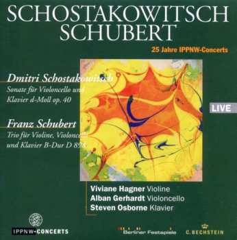 CD Dmitri Schostakowitsch: Sonate Für Cello & Klavier Op.40 322181