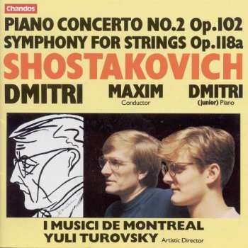 Album Dmitri Schostakowitsch: Symphonie Für Streicher Op.118a