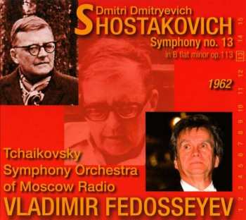 CD Dmitri Schostakowitsch: Symphonie Nr.13 "babi Yar" 348874