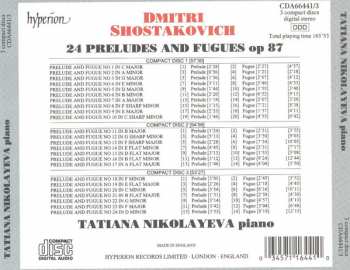 3CD Dmitri Shostakovich: 24 Preludes And Fugues Op 87 187245