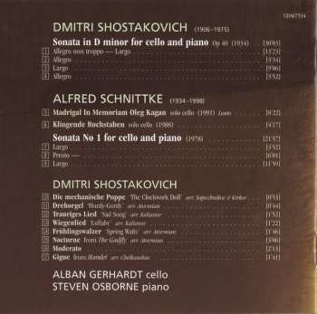 CD Dmitri Shostakovich: Cello Sonatas 294193