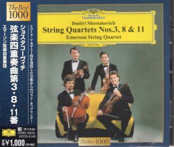 Album Dmitri Shostakovich: String Quartets Nos.3, 8 & 11