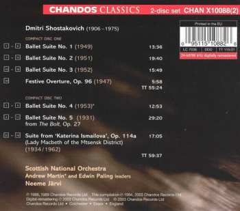 2CD Dmitri Shostakovich: Ballet Suites Nos. 1-5; Festive Overture; Suite from 'Katrina Ismailova' 310675