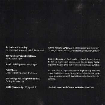 CD Igor Stravinsky: String Symphony No. 3 Op. 73 / Prelude & Scherzo Op. 11 / Concerto In D
