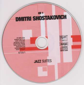 3CD Dmitri Shostakovich: Jazz & Ballet Suites • Film Music 394172