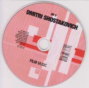 3CD Dmitri Shostakovich: Jazz & Ballet Suites • Film Music 394172