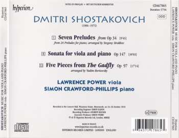 CD Dmitri Shostakovich: Music For Viola And Piano 115611