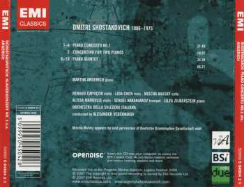CD Dmitri Shostakovich: Piano Concerto No. 1 / Piano Quintet / Concertino For Two Pianos 327079