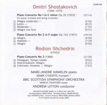 CD Dmitri Shostakovich: Piano Concertos Nos 1 & 2 / Piano Concerto No 2 307908