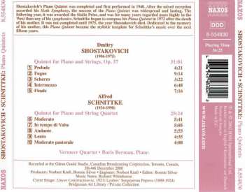 CD Dmitri Shostakovich: Piano Quintets 273281