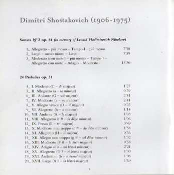 CD Dmitri Shostakovich: Piano Sonata Nº 2 / 24 Preludes  330457