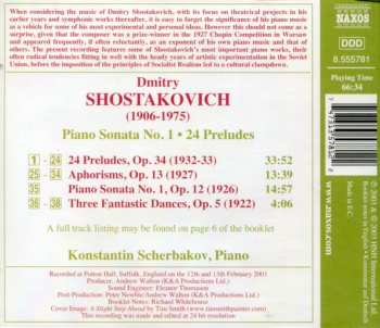 CD Dmitri Shostakovich: Piano Sonata No. 1 • 24 Preludes 314357