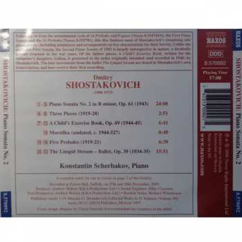 CD Dmitri Shostakovich: Piano Sonata No. 2 / The Limpid Stream / A Child's Exercise Book 284955