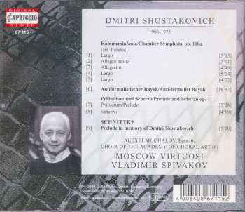 CD Dmitri Shostakovich: Rayok / Chamber Symphony / Prelude and Scherzo 147066