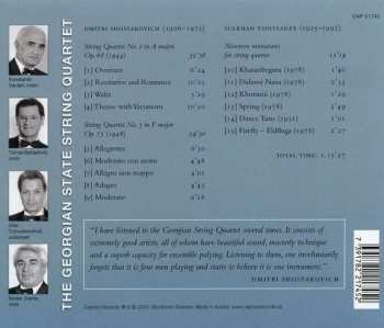 CD Dmitri Shostakovich: Shostakovich: String Quartet No. 2 & 3 / Tsintsadze: Miniatures 310636