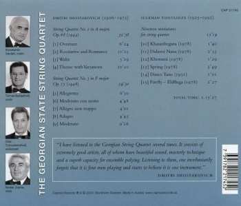 CD Dmitri Shostakovich: Shostakovich: String Quartet No. 2 & 3 / Tsintsadze: Miniatures