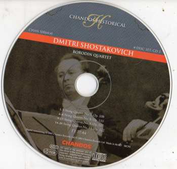 4CD Dmitri Shostakovich: String Quartets 1 - 13 