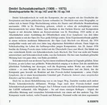 CD Dmitri Shostakovich: String Quartets (Complete) Volume 5 (Nos. 14 And 15) 324707