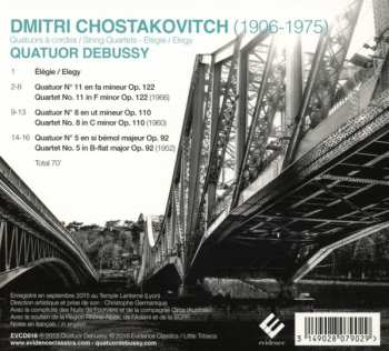CD Dmitri Shostakovich: String Quartets │Élégie, No. 11-8-5 426483