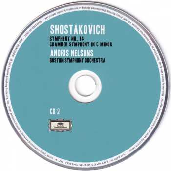 2CD Dmitri Shostakovich: Symphonies 1, 14 & 15 · Chamber Symphony In C Minor 57447