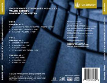 2SACD Dmitri Shostakovich: Symphonies Nos. 4, 5, 6 155467
