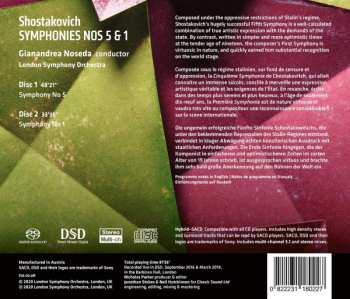 CD/SACD Dmitri Shostakovich: Symphonies Nos 5 & 1 336656
