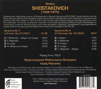 CD Dmitri Shostakovich: Symphonies Nos. 5 & 9 148597