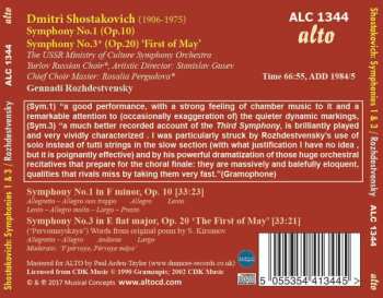 CD Dmitri Shostakovich: Symphonies 1 & 3 'First Of May' 326208