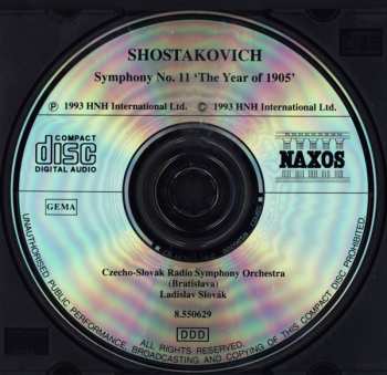 CD Dmitri Shostakovich: Symphony No. 11 'The Year Of 1905' 318774