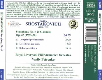 CD Dmitri Shostakovich: Symphony No. 4 192050