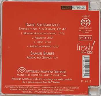 SACD Dmitri Shostakovich: Shostakovich: Symphony No. 5 / Barber: Adagio 274054