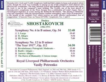 CD Dmitri Shostakovich: Symphony No. 6 / Symphony No. 12 'The Year 1917' 183173