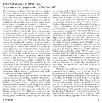 CD Dmitri Shostakovich: Symphony No. 6 / Symphony No. 12 'The Year 1917' 183173