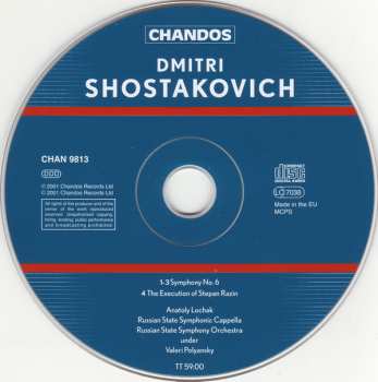 CD Dmitri Shostakovich: Symphony No. 6 · The Execution Of Stepan Razin 339874