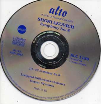 CD Dmitri Shostakovich: Symphony No. 8  295993